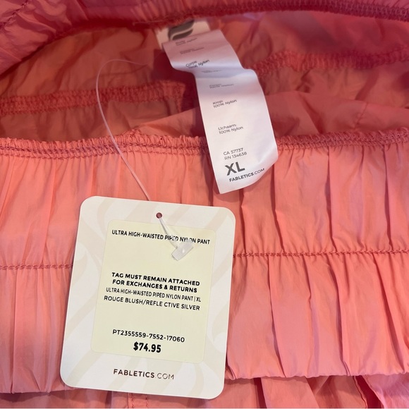 Fabletics Ultra High Waisted Piped Nylon Pant - Picture 2 of 4